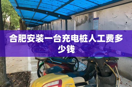 合肥安装一台充电桩人工费多少钱